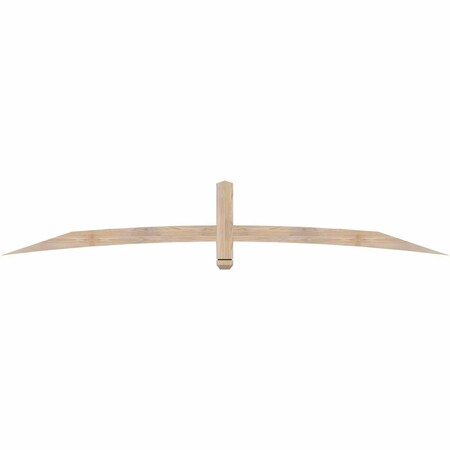 Ekena Millwork Bellingham Smooth Timber Gable Bracket, Douglas Fir, 96"W x 16"H x 1 1/2"D x 3 1/2"F, 4/12 Pitch GBW096X16X0204BEL00SDF